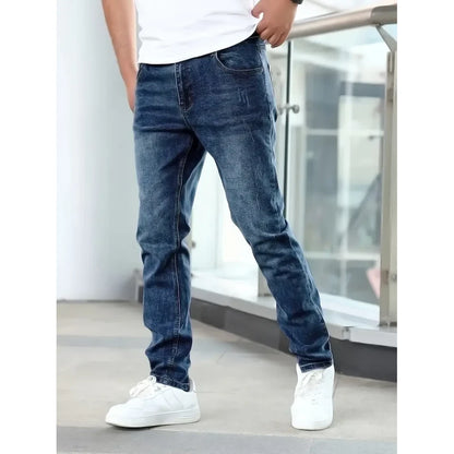 Lawrence - Stylish Denim Jeans-Blue