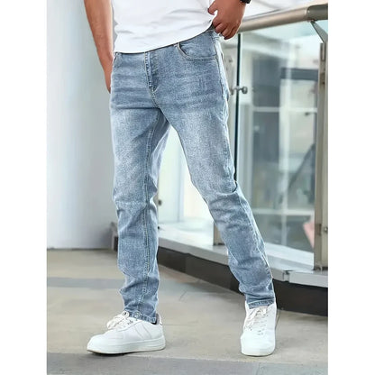 Lawrence - Stylish Denim Jeans-Light Blue