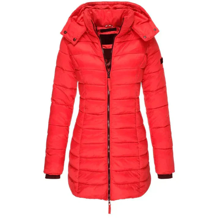 Marilyn - Elegant Look Long Coat Red