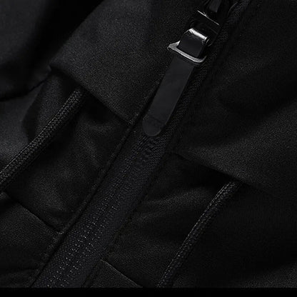 Nancy - Winter Solid Puffer Jacket - Black