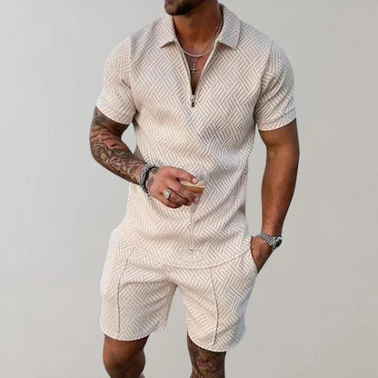 Nolan - Summer Outfit Set-Khaki