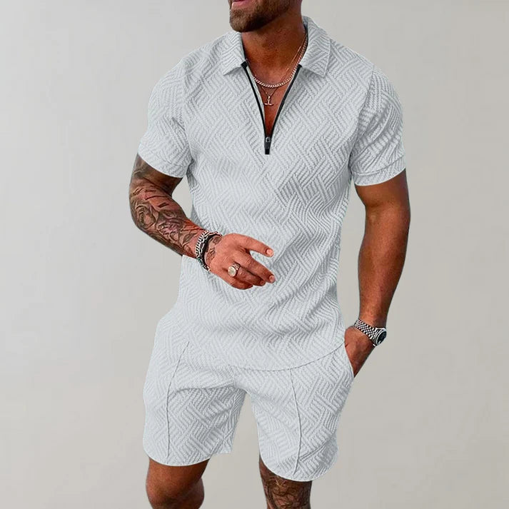 Nolan - Summer Outfit Set-White