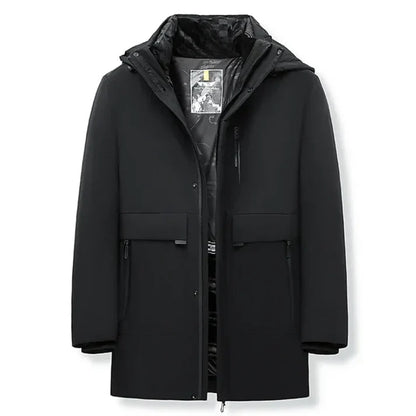 Reginald - Warm Parka Jacket Black