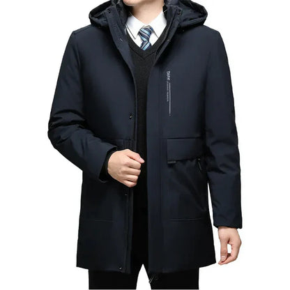 Reginald - Warm Parka Jacket Dark Blue