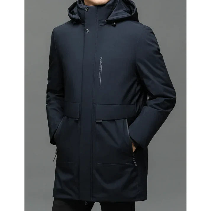 Reginald - Warm Parka Jacket Dark Blue