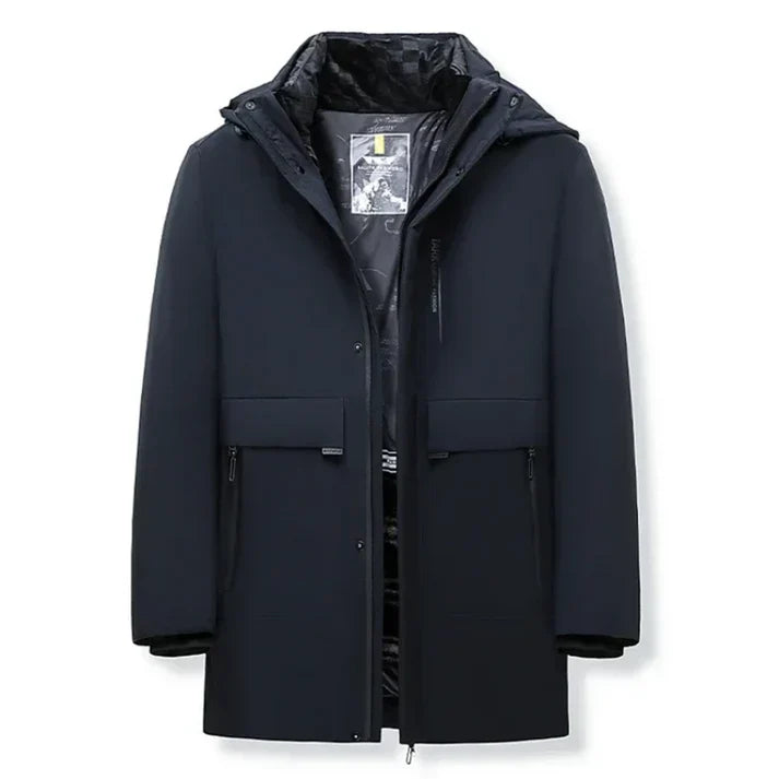 Reginald - Warm Parka Jacket Dark Blue