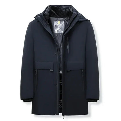 Reginald - Warm Parka Jacket Dark Blue