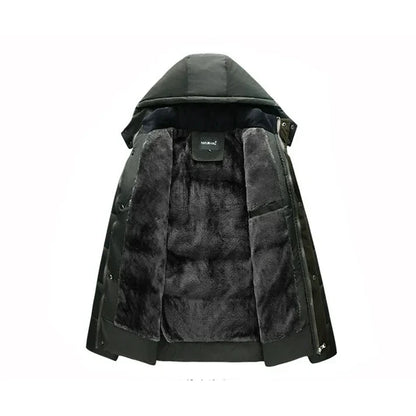 Richard - Stylish Winter Jacket with Hood-Green