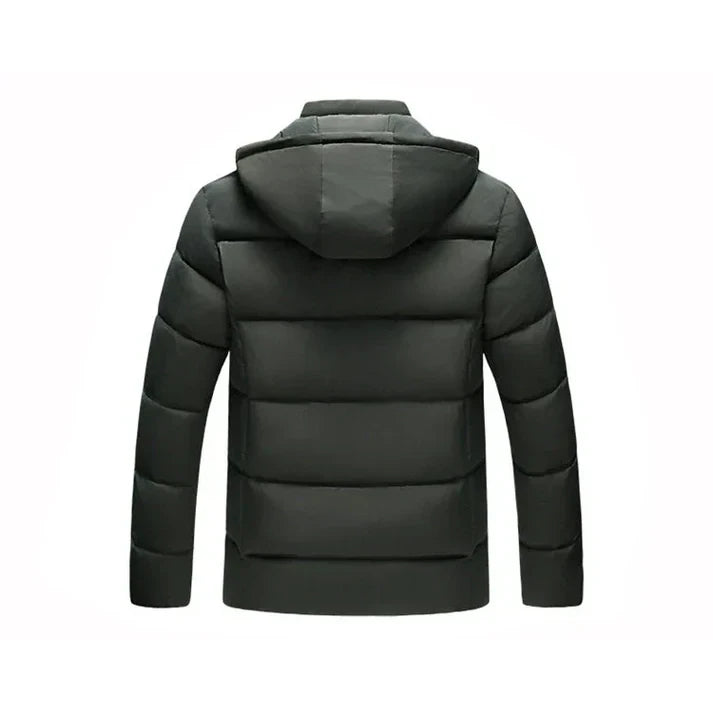 Richard - Stylish Winter Jacket with Hood-Green