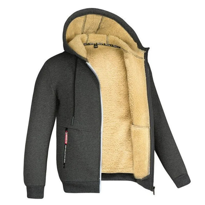 Scott - Warm Wool Lining Jacket-Dark Gray