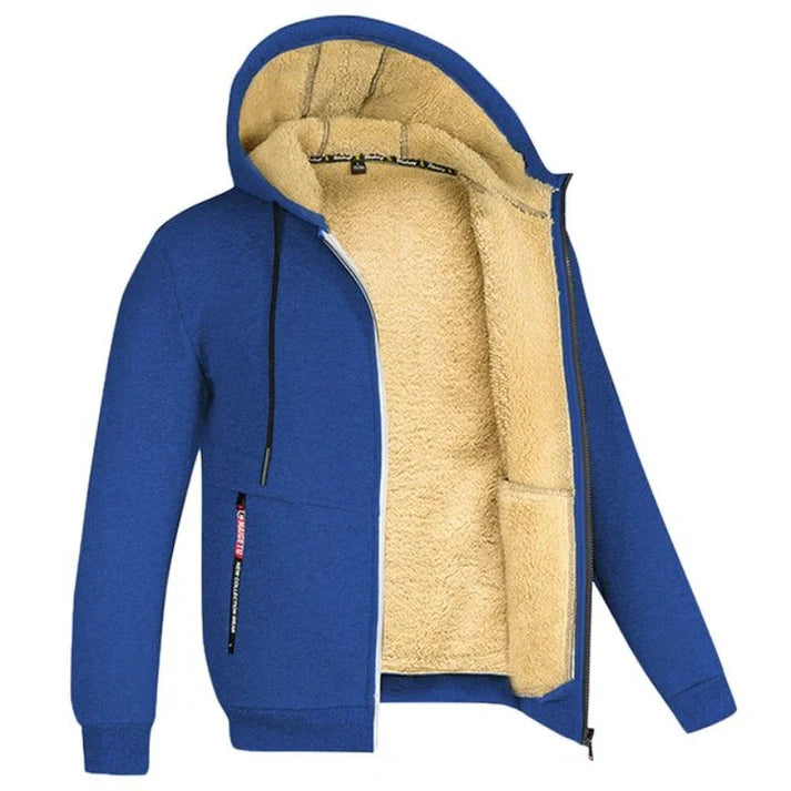 Scott - Warm Wool Lining Jacket-Royal Blue