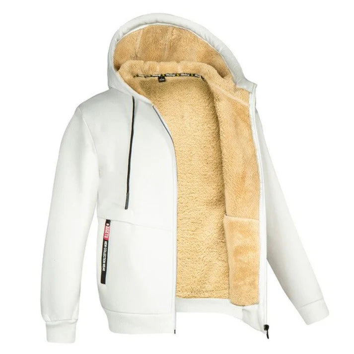 Scott - Warm Wool Lining Jacket-White