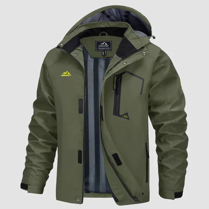 Tim - Warm Winter Coat-Army Green