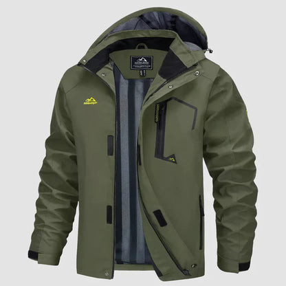 Tim - Warm Winter Coat-Army Green