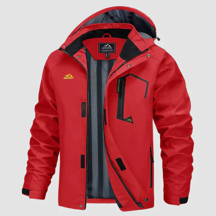 Tim - Warm Winter Coat-Red