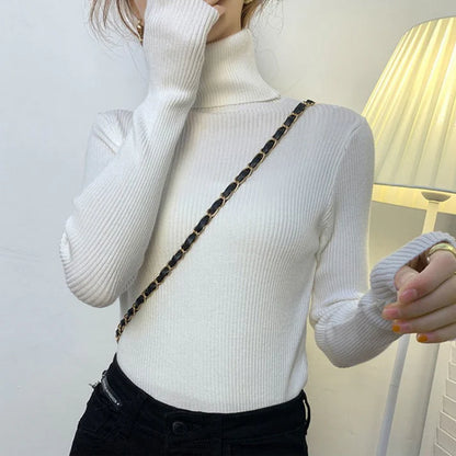 Vickie - Stylish Warmth Sweater-White