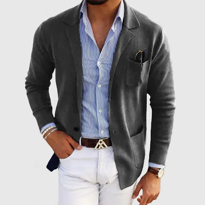 Zachary - Class Look Blazer-Dark Gray